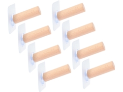 Juego de 8 piezas de madera, para dormitorio, cocina y baño.
