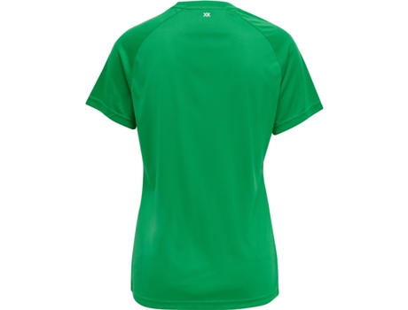 Camiseta de Mujer para Fitness HUMMEL Core Poly Rosa (XL)