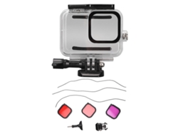 Filtro para GoPro Hero 8 Black (Protector impermeable, filtros rosa, rojo y morado)