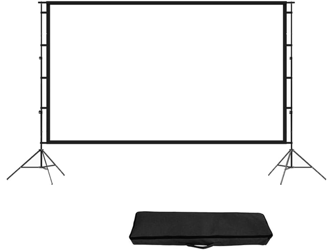 Pantalla De Proyección Home Cinema 84, Como Se Muestra En La Imagen, Para Uso En Interiores Y Exteriores.