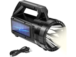 Linterna solar de trabajo para exteriores con 800 LED, multifuncional y ligera de Gokoco.