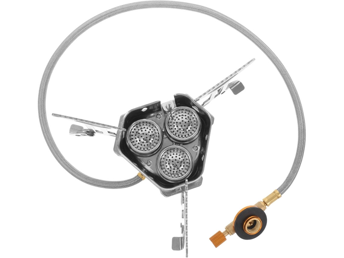 Hornilla De Gas Portátil Y Plegable Para Camping, Utensilio De Cocina Multifuncional Y Compacto Para Exteriores.