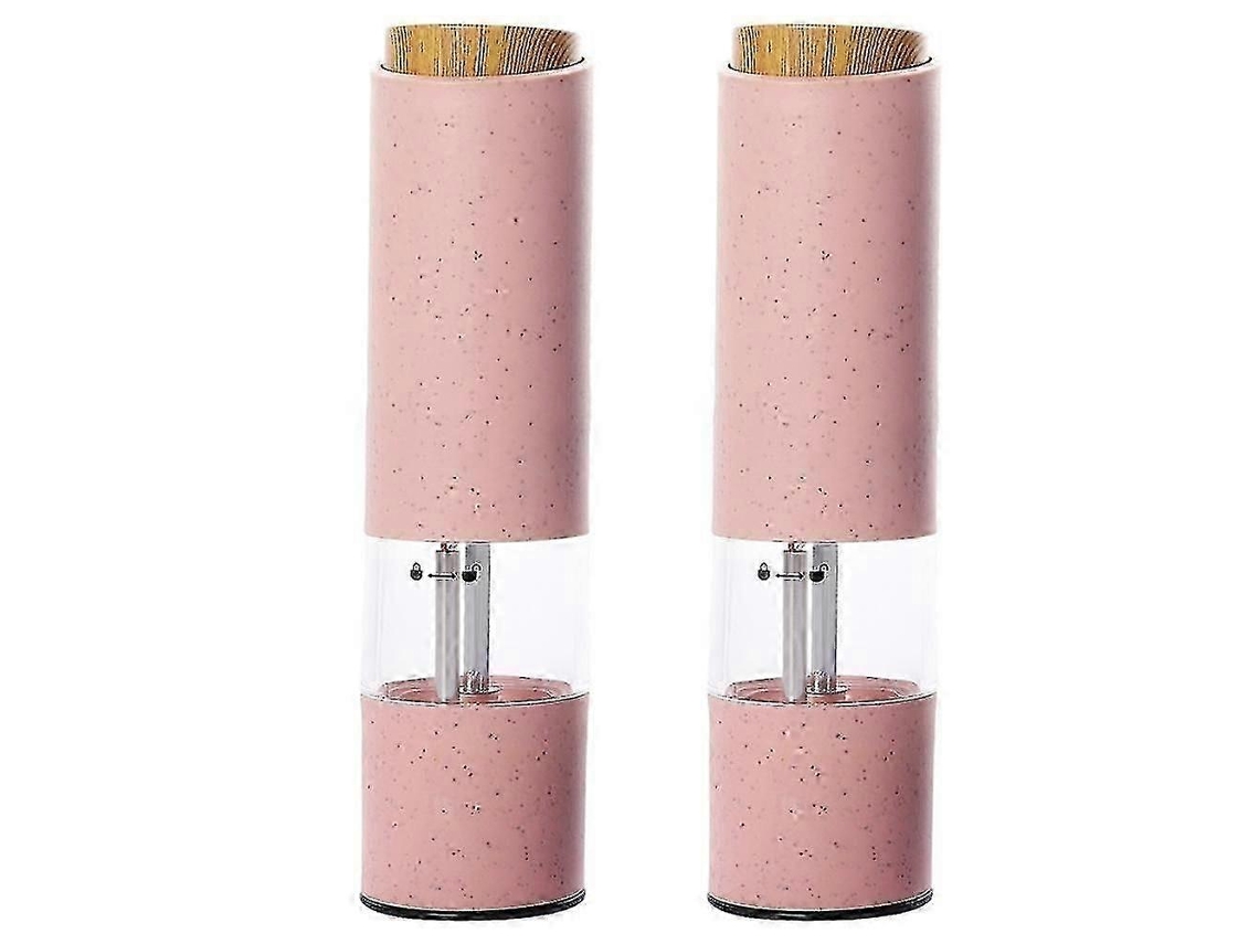 Molinillo eléctrico de sal y pimienta Rosewell, molinillo de pimienta y sal, grosor ajustable