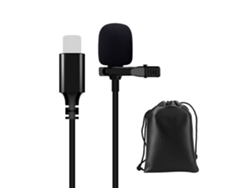 Microfone De Clip De Colarinho Plug And Play Para Celular Ios, Gravção Profissional Anti-interferência