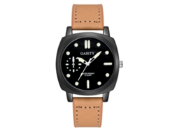 Reloj De Pulsera Para Hombre Gaiety Analógico De Cuarzo Con Dial Personalidad (beige)