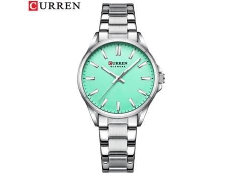 Relojes de Pareja Correa de Acero Relojes para Hombre Relojes de Mujer de Moda Relojes de Cuarzo de Negocios-Mujeres Azul Claro LUUCOZK