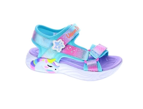 Sandalias de Niña SKECHERS Unicorn Outro Azul (34)
