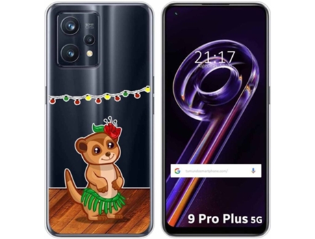 Carcasa para Realme 9 Pro Plus 5G TUMUNDOSMARTPHONE Dibujos Transparente Suricata Multicolor