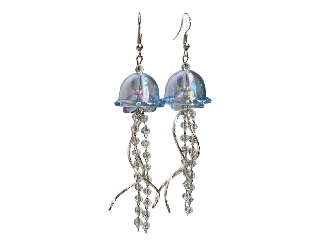 Pendientes de medusa modernos y elegantes, hechos a mano, un accesorio versátil para el día y la noche. Rosewell