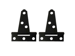 2 Bisagras De Hierro Para Muebles De Cocina Puertas Pesadas Auto-cierre T Forma Resistente A La Corrosión Fácil Instalación 5x4.5 Cm Negro