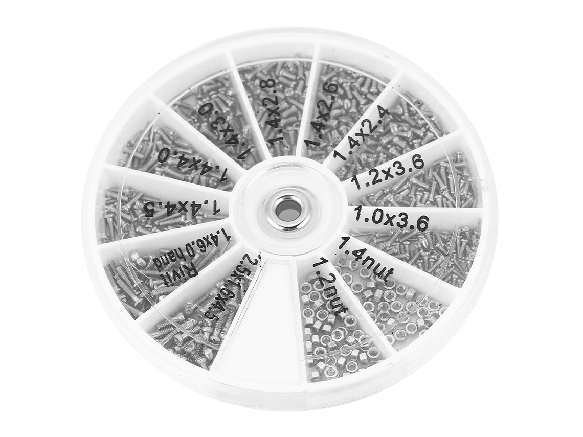 Kit de tornillos para gafas de sol (reparación, relojes)