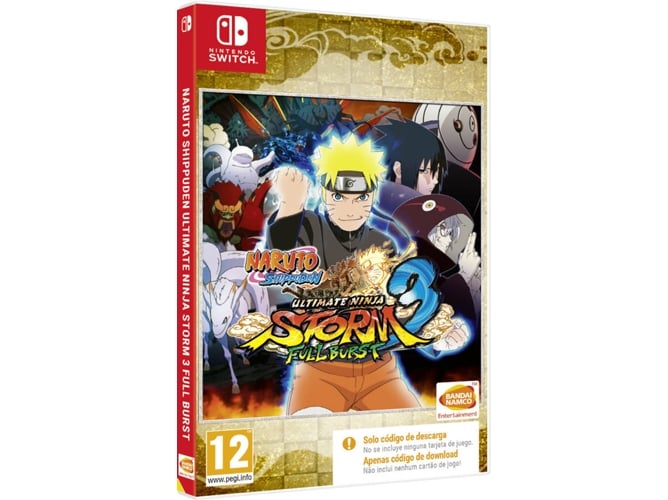 Juego Nintendo Switch Naruto Ultimate Ninja Storm 3 (Lucha - M12)