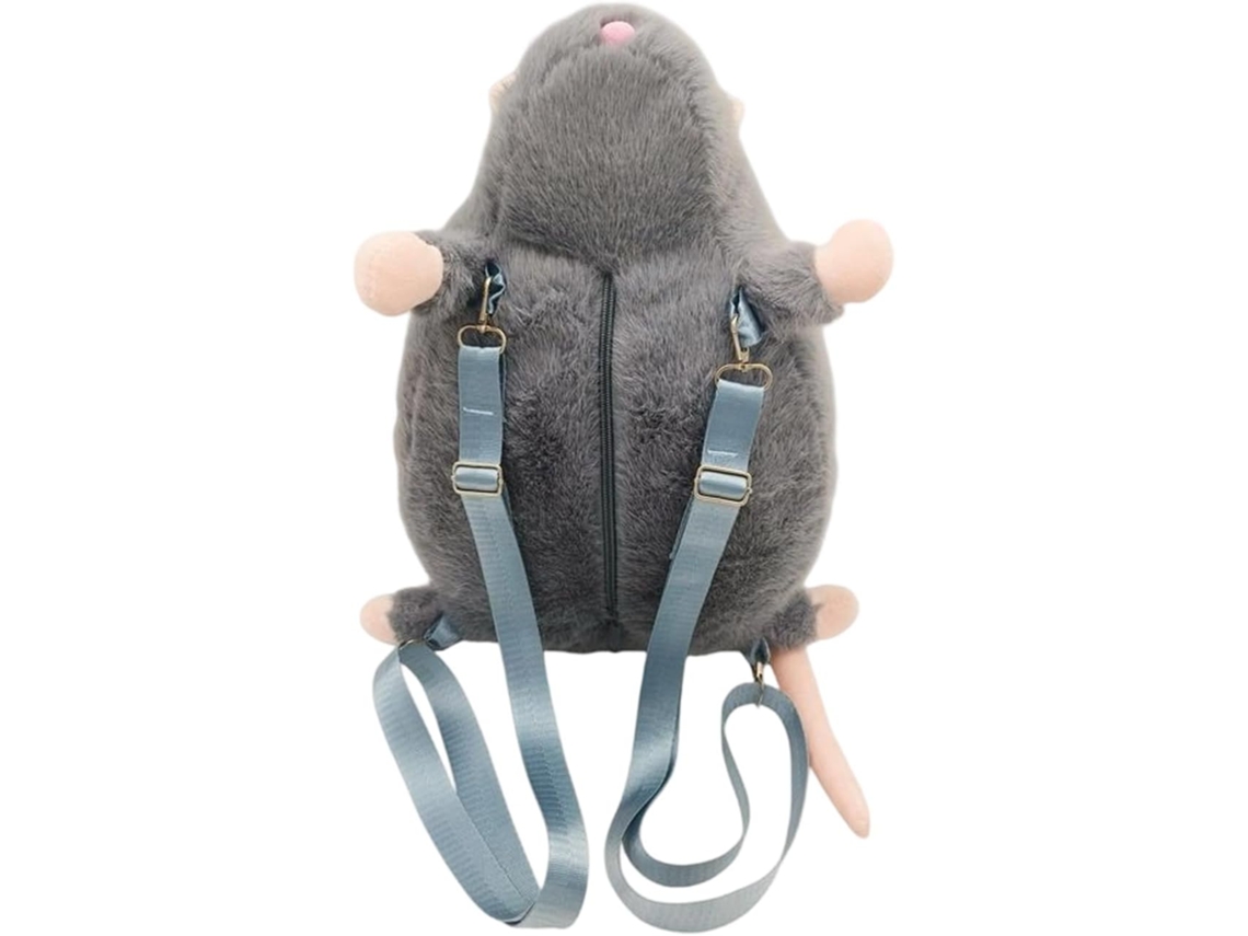 Mochila De Peluche Informal Con Un Lindo Estampado Rat N Para Ni Os Y As Escolares Estudiantes Viajes Playa Deportes