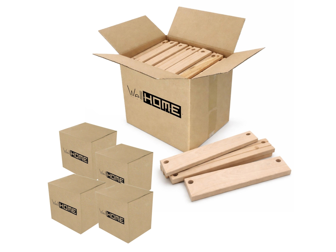 Caja De Leña Madera Haya 75kg (5x15kg) Wellhome