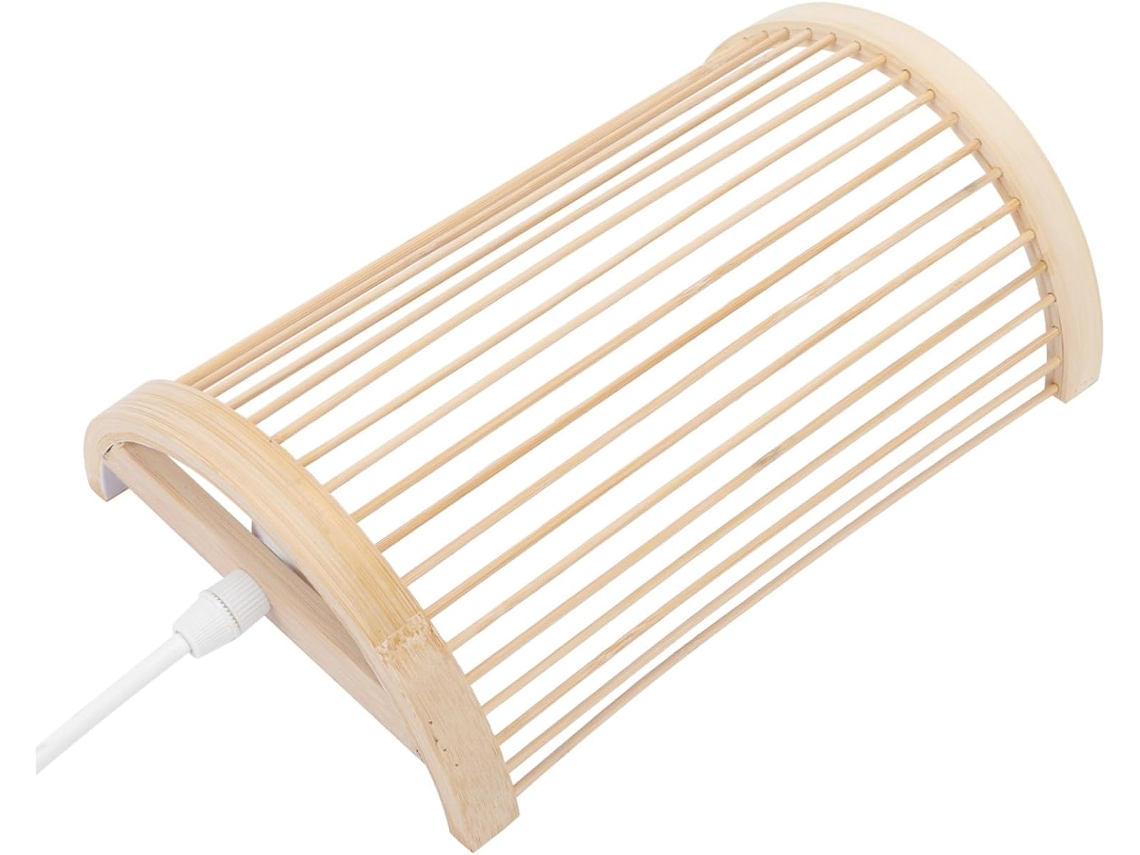 Lámpara De Pared Rústica De Bambú Para Sala De Estar