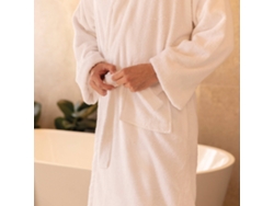 Albornoz Liso Blanco Talla M-l