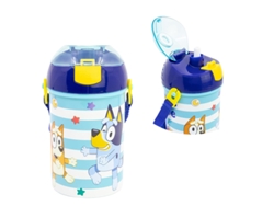 Botella Pop Up Robot 450 ml Azul