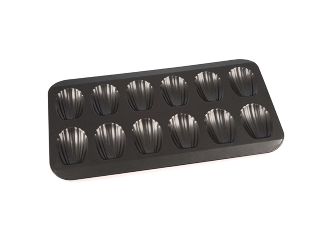 Molde antiadherente para pasteles de 12 agujeros, bandeja para hornear chocolate, herramienta de cocina