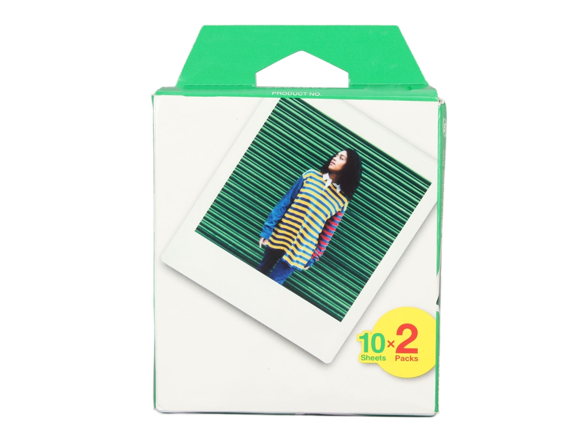 Filme Instantâneo Para Fujifilm Instax Square 20 Folhas Iso 800 Cores Vivas Tons De Pele Naturais