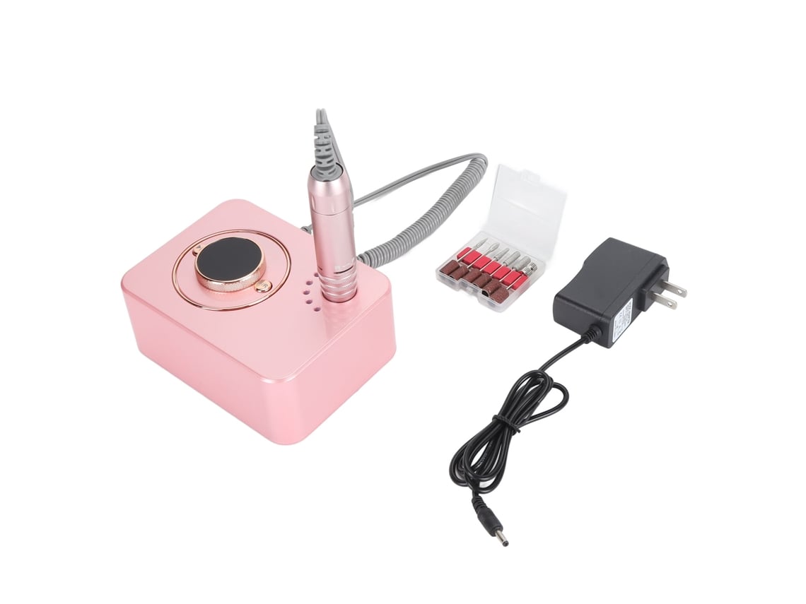Rebe-lixadeira Eléctrica De Unhas Portátil Recarregável 35000 Rpm Com Tela Lcd Para Manicure Profissional