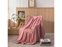 Cobertores Macios e Aconchegantes para Cama Sofá e Loveseat Pasta de Feijão Vermelha 180x200cm