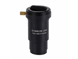 Lente Barlow metálica 5x de 1,25 pulgadas (31,7 mm) para telescopios