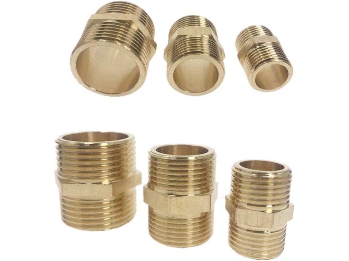 Adaptador De Manguera Latón Conexión Rápida Hexagonal Rosca Macho Bsp Latón