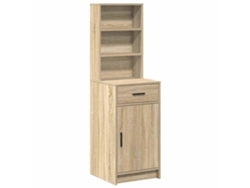 Maison Exclusive - Aparador Alto Con Cajón Roble Sonoma 40 X 40,5 X 135 Cm
