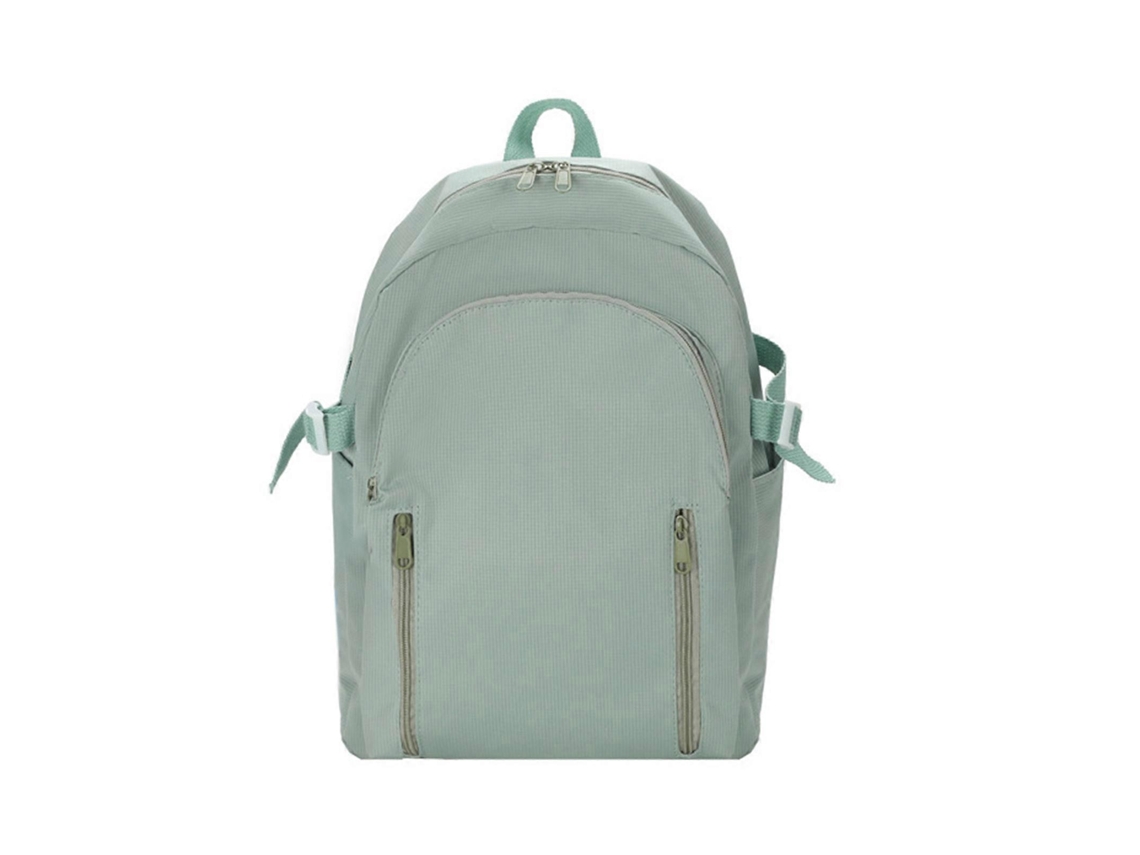 Mochila escolar elegante y espaciosa para mujer, ideal para estudiantes, viajes y para guardar un portátil. Color: Verde.