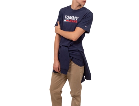 Camiseta de Hombre TOMMY JEANS Azul (S)