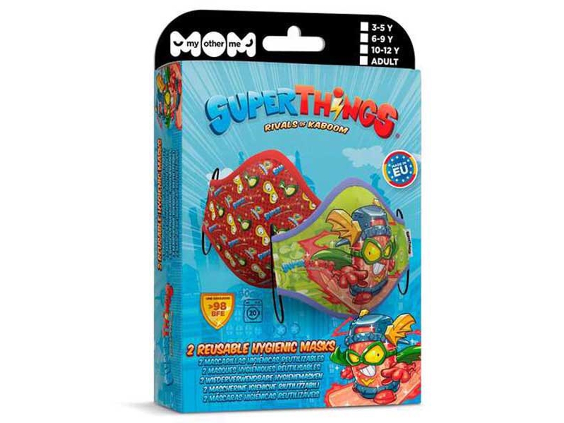 Máscara Higiênica Máscara Premium Super Zings 3 Unidades Júnior Colorido 10-12 Yearsviving Costumes