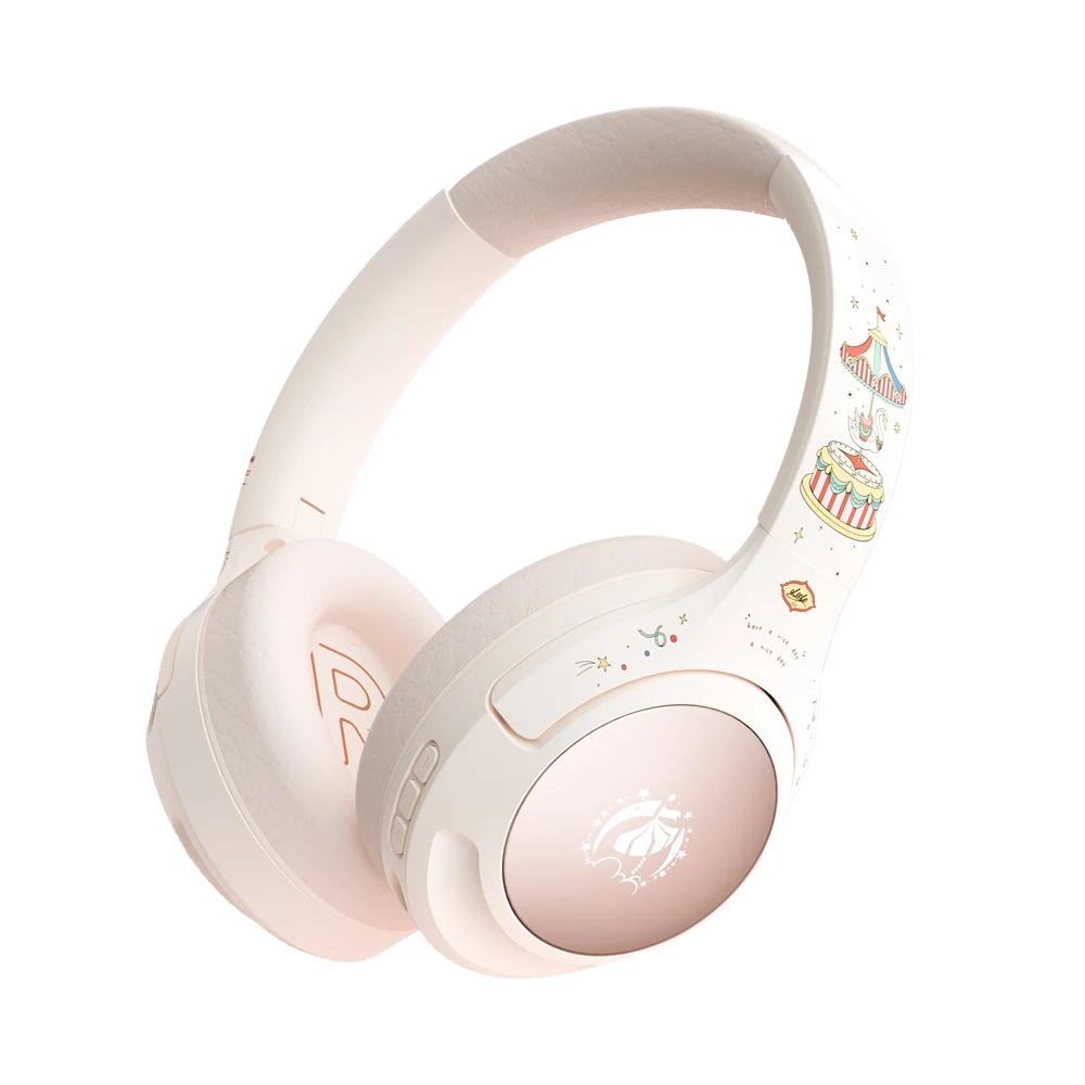 Auriculares Bluetooth MDUG supraaurales con micrófono y 6 modos