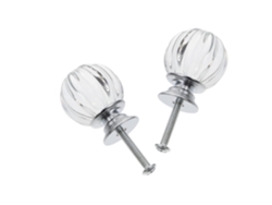 Juego De Pomos De Cristal Transparente Para Lámparas De Pie (accesorios Para Pantallas De Lámparas)