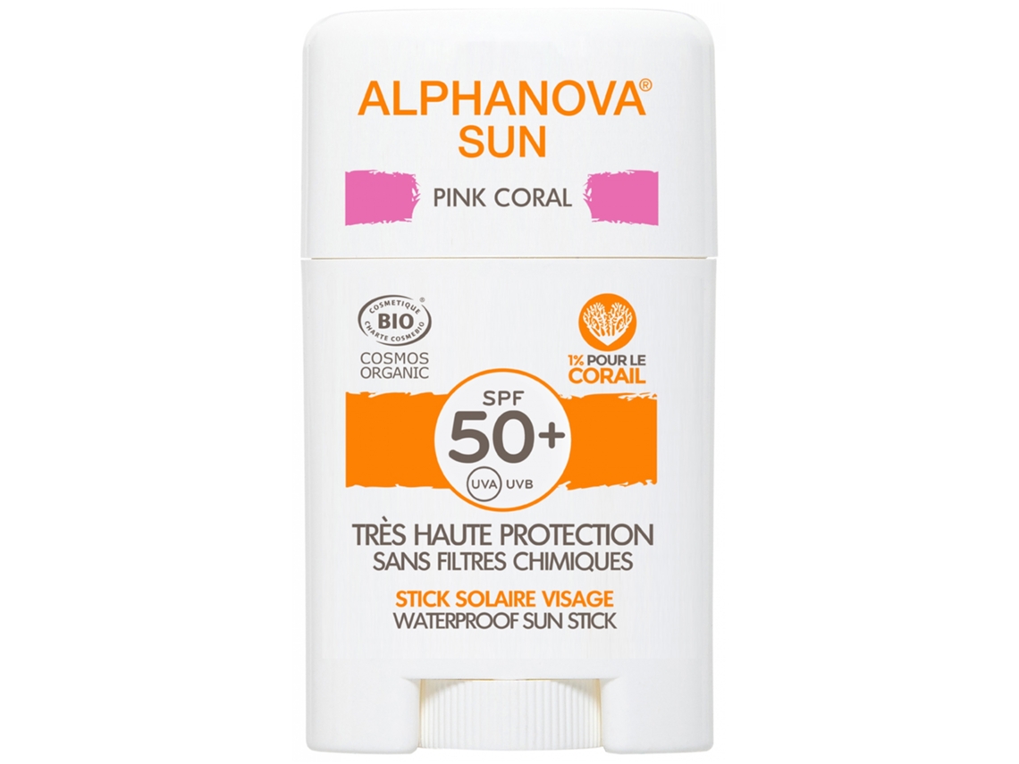 Sun Stick Solar Pink Coral Rostro Spf50 Bio 12 G ALPHANOVA