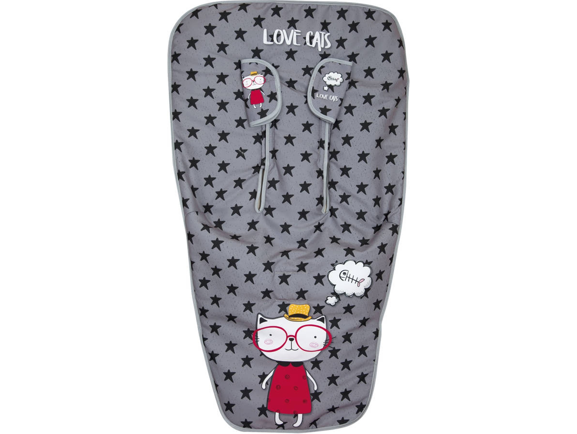 Funda Protectora BABYLINE Silla de Paseo Love Cats