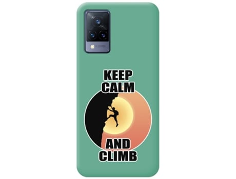 Carcasa Vivo V21 5G TUMUNDOSMARTPHONE Silicona Líquida Dibujos Verde