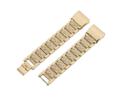 Reemplazo De Correa Para Fitbit Charge 2 Con Correa De Piedras Preciosas Oroblanco