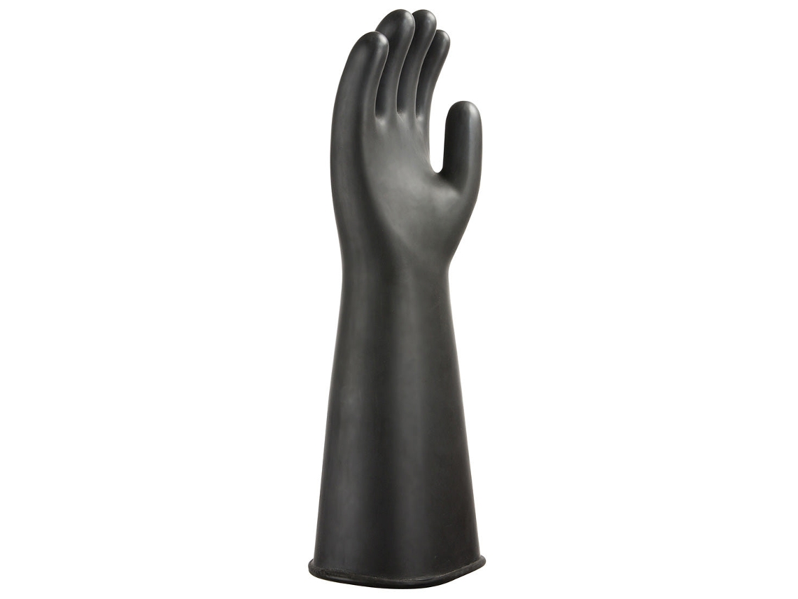 Guante Grueso De Látex - Protección Y Resistencia Negro / Xxl