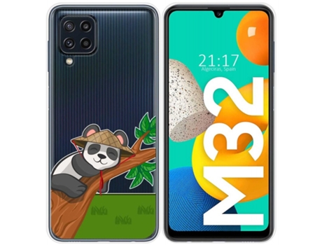 Carcasa Samsung Galaxy M32 TUMUNDOSMARTPHONE Dibujos Transparente Multicolor