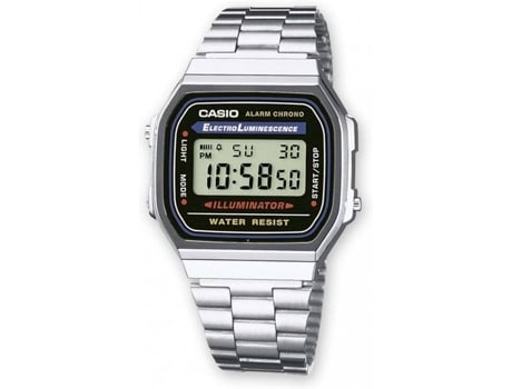 Reloj digital para hombre CASIO Plata (Acero - Resina)