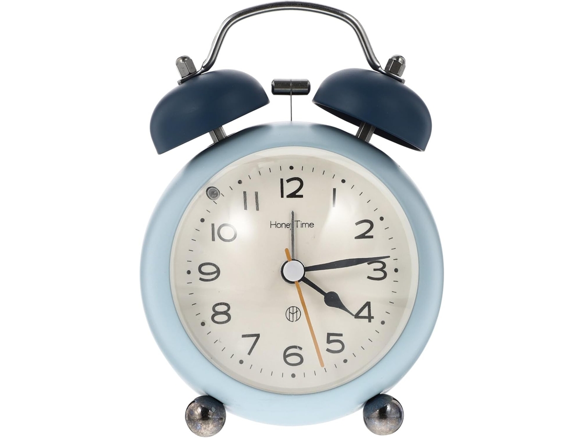 Despertador silencioso Slowmoose de 7,6 cm, azul
