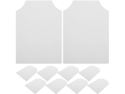 Insertos De Cartón Blanco Para Carpetas, 50 Hojas, 32 X 235 Cm, 350 G/m² – Cartulinas Plegables