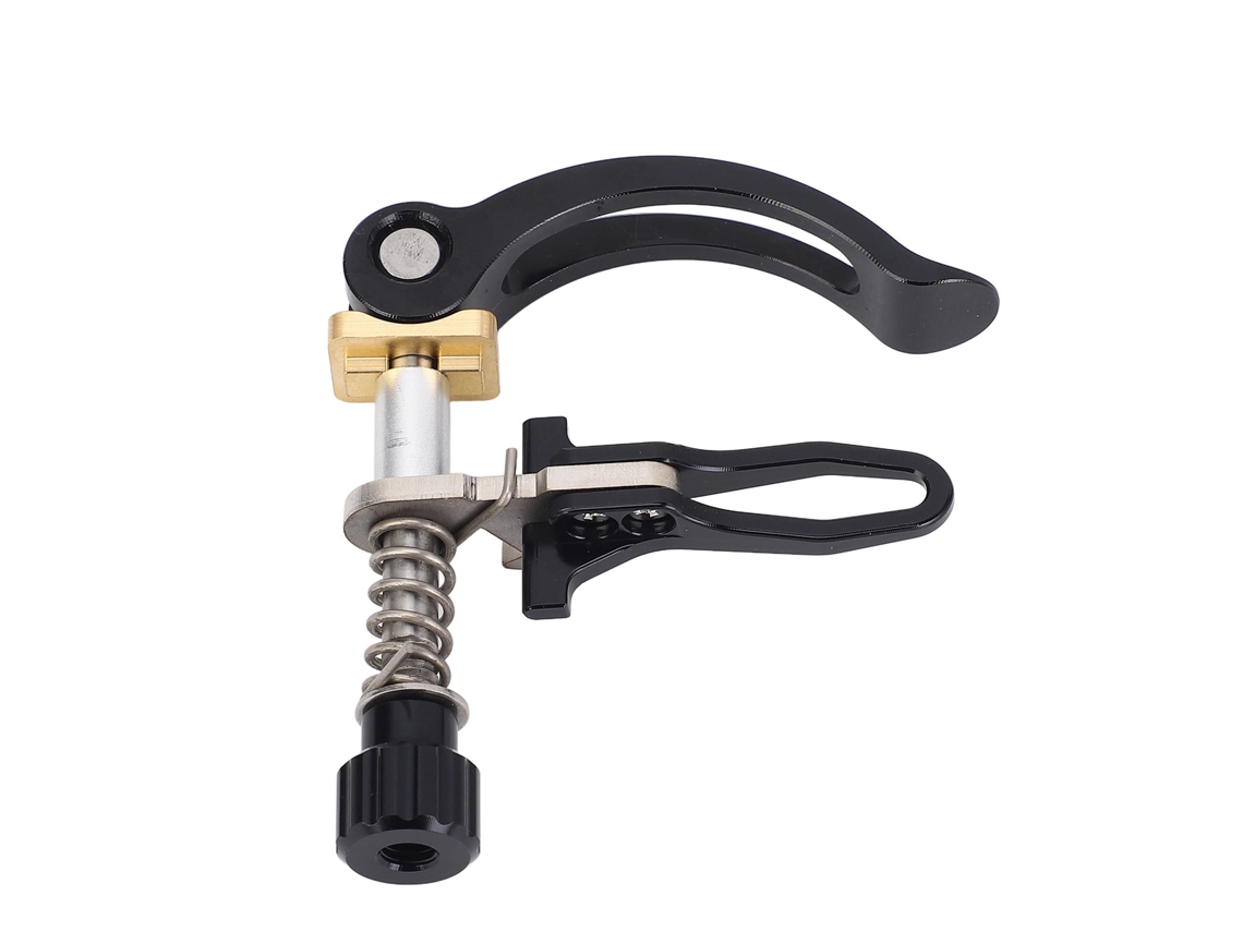 2026-abrazadera De Sillín De Liberación Rápida De Acero Inoxidable Para Bicicletas Plegables 3sixty 31.8mm Color Negro