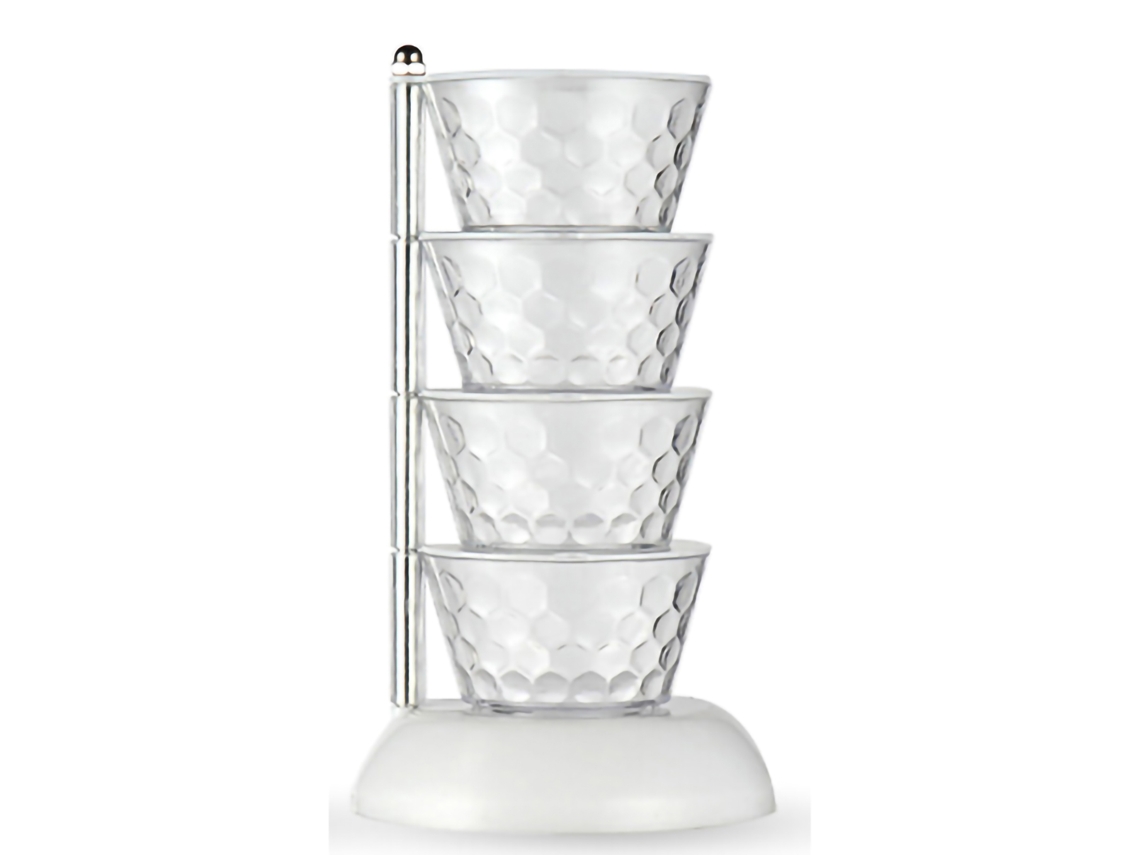 Estante Para Especias Giratorio De 360° Con 4 Niveles De Plástico Transparente Para Cocina.