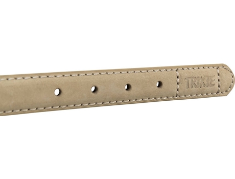 Collar TRIXIE Be Nordic para Perros en Piel - Arena (Talla: 55 Cm/30 Mm)