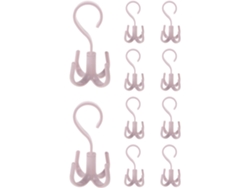 Slowmoose 10 ganchos giratorios con 4 puntas para bolsos/cinturones.
