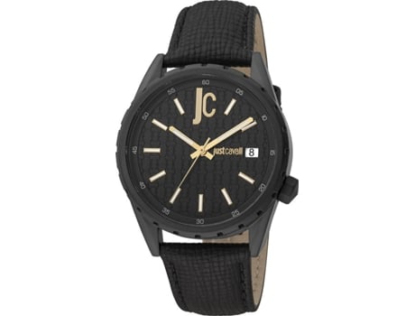 Reloj de Hombre JUST CAVALLI JC1G217L0045 Negro (Piel)
