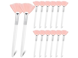 Cepillo Facial De Viento, 14 Unidades, Cepillo Suave Para Ácidos Y Mascarillas (rosa)