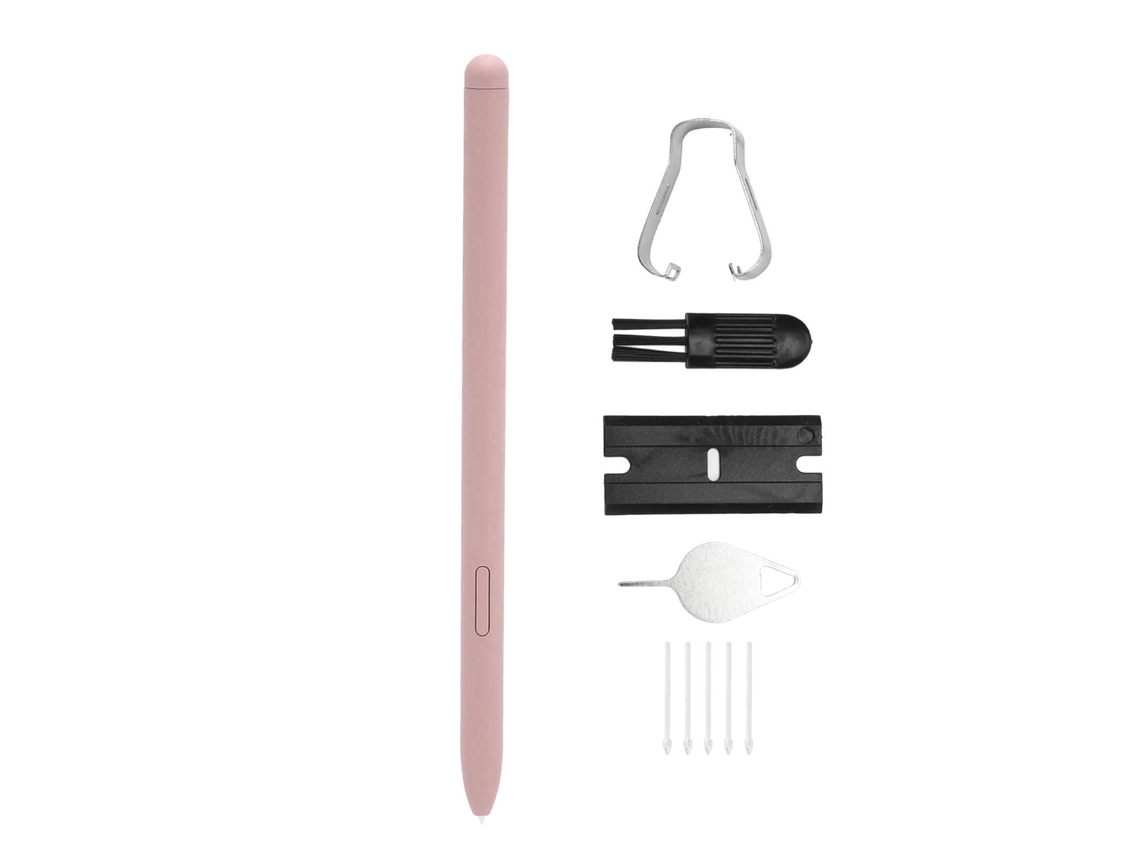Teclado Inalámbrico Con Trackpad Para Ipad Pro 9.7, Air 2, Tab S6 Lite Y Funda Purple Brush.