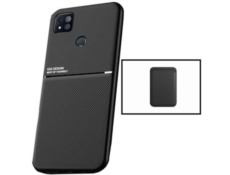 Kit Funda Magnetic Lux y Magnetic Wallet Xiaomi Redmi 9 Activ PHONECARE Negro
